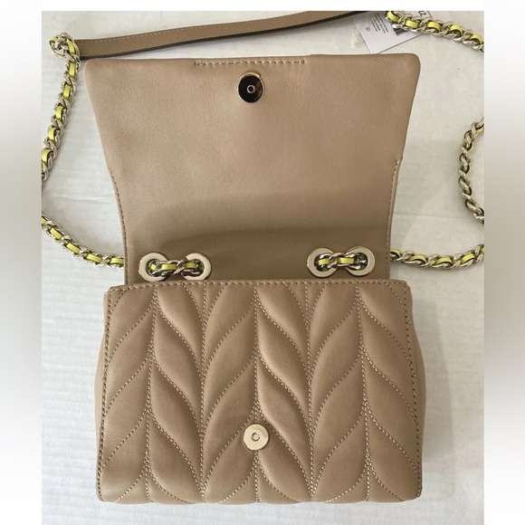 New Kate Spade Mini Emelyn Briar Lane Quilted Crossbody bag White Dove Multi - Picture 7 of 7
